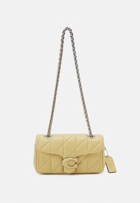 QUILTED COVERED TABBY WITH CHAIN - Borsa a mano - hay