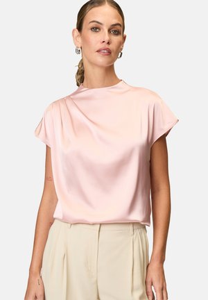 zero MIT STEHKRAGEN - Blouse - silver pink