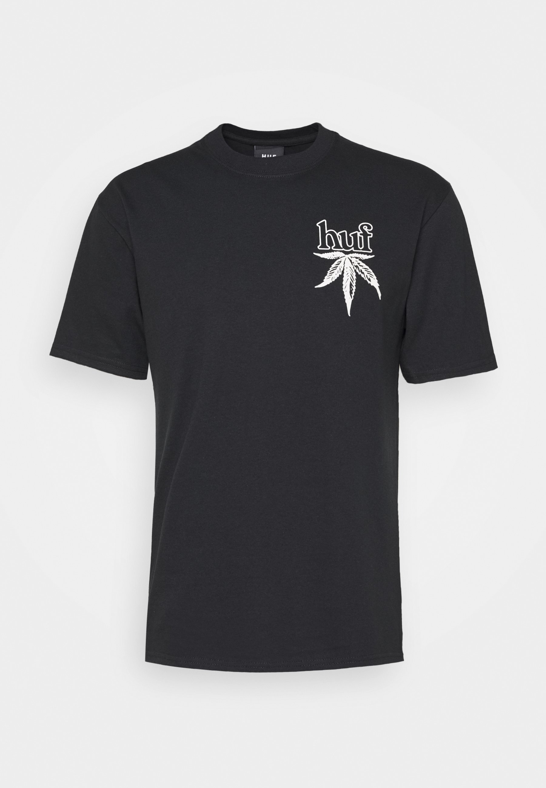 HUF FOUR AND TWENTY TEE T shirts med print black HUF FOUR AND TWENTY TEE - T-shirts med print - black