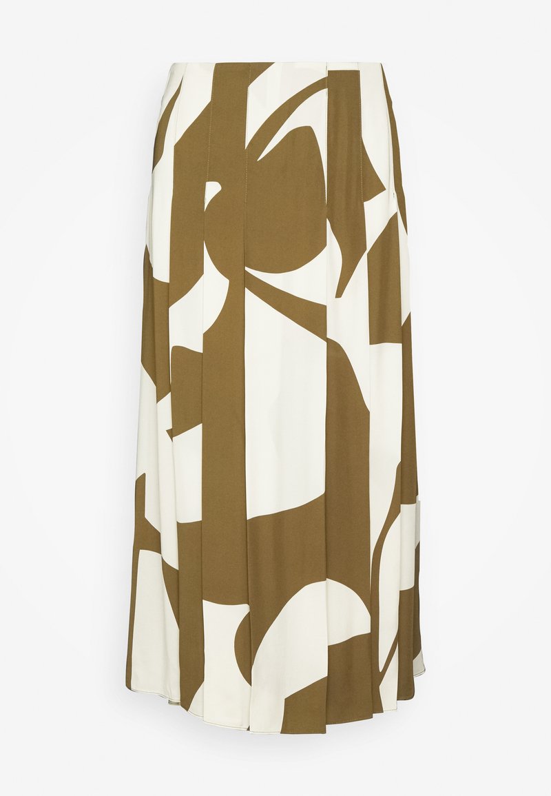 Victoria Beckham A-lijn rok kaki Victoria Beckham A-lijn rok kaki