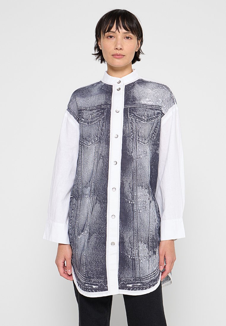 Armani Exchange Overhemdblouse grijs