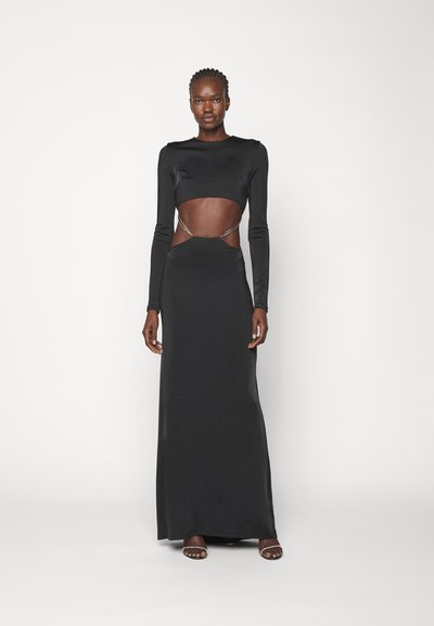Et Ochs LUISA LOW RISE CHAIN GOWN - Alkalmi viselet - black