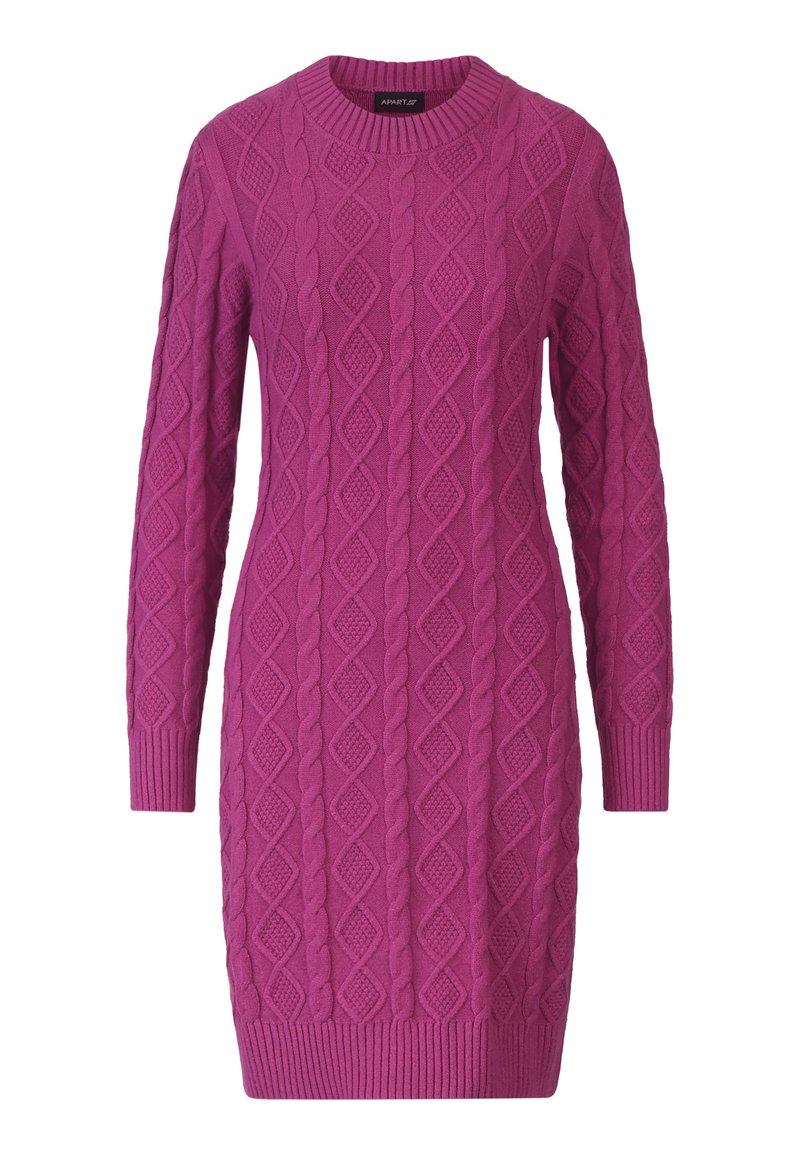 purple sweater dress Stella Its how a vampire adapts without completely hiding who they are Toddler Long-Sleeve Cable-Knit Sweater Dress
