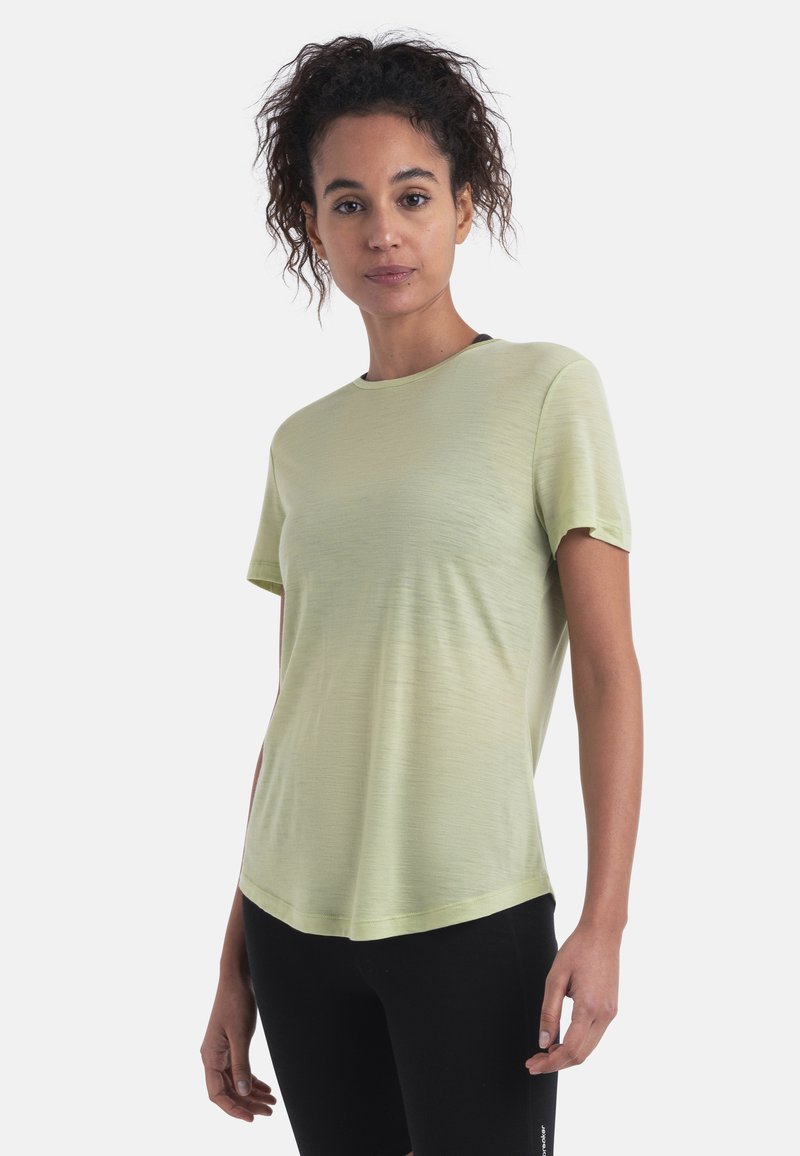 Icebreaker - NATURAL 125 LIGHT WEIGHT COOL-LITE SPHERE - Sport T-Shirt - LIGHT GREEN, Vergrößern