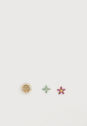 CRYSTALS SET STUDS - Boucles d'oreilles - yellow gold-coloured/multi-coloured