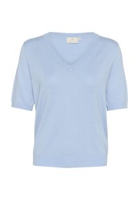 KALIZZA V-NECK - Pamata T-krekls - soft chambray