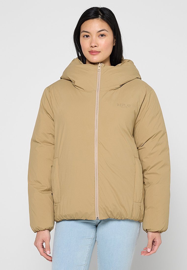 Replay Winterjas graniet Replay Winterjas graniet