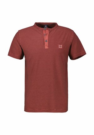 Print T-shirt - earth red