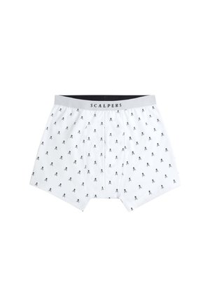 JUST SKULL - Chiloți boxer - white