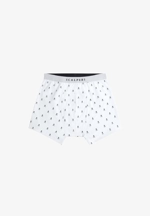 Scalpers JUST SKULL - Boxer aderenti - white