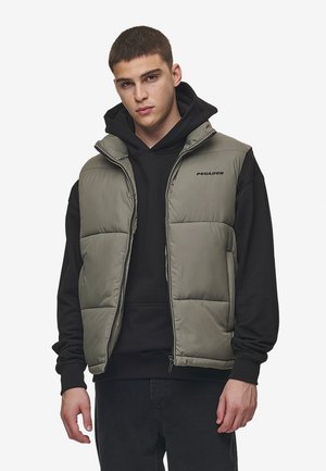 Pegador LANDIN PUFFER VEST - Liemenė - mud olive