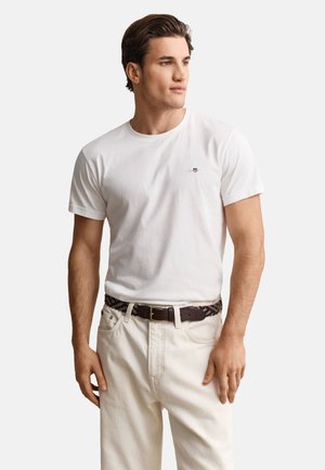 GANT SHIELD  - T-shirt basique - white