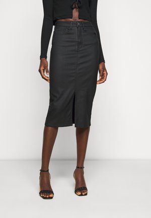 OBJCARLA SKIRT - A-lijn rok - black