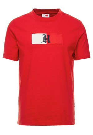 T-shirt med print - red