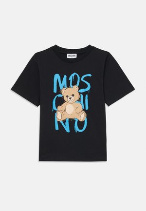 MOSCHINO MAXI UNISEX - Camiseta estampada - nero