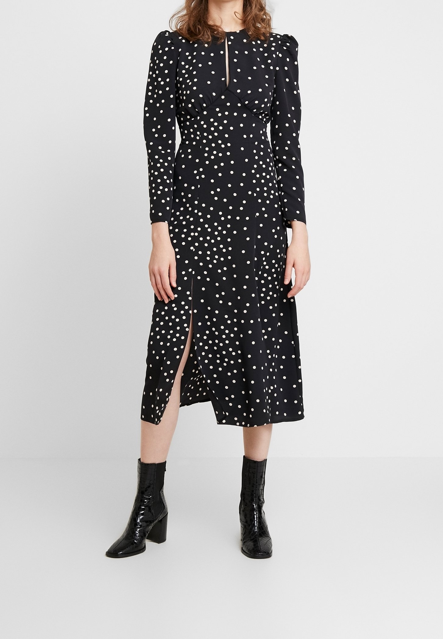 belted black midi dress Black Belted Midi Dress – Posche By Kim D