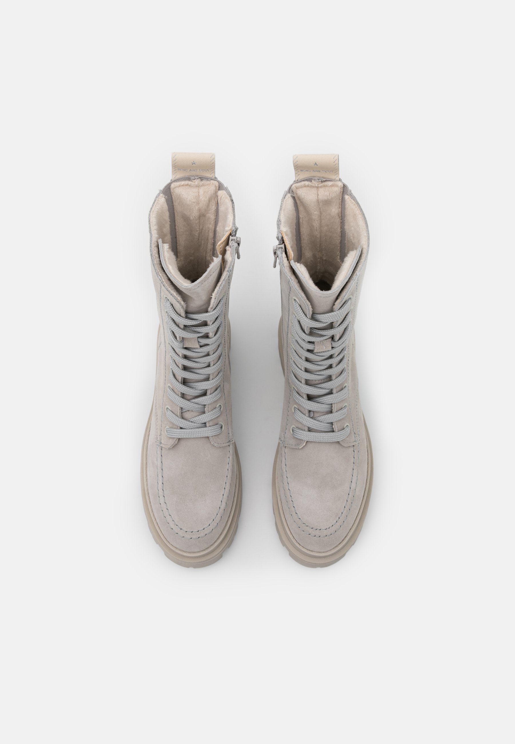 Tamaris Veterlaarzen - light grey/Lichtgrijs - Zalando.nl
