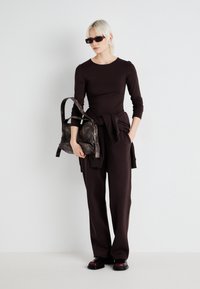 Gina Tricot SOFT TOUCH CREW NECK TOP - Ilgarankovis viršutinės dalies drabužis - java