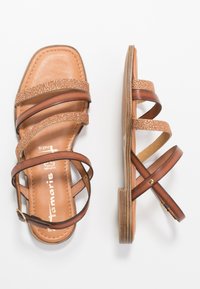 Tamaris Sandals - cognac/bronc