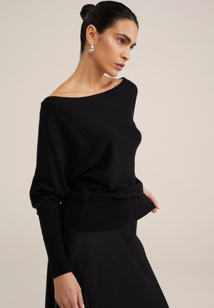 WE Fashion Jersey de punto - schwarz