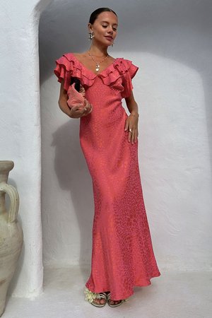 Never Fully Dressed ANIMAL TILDA - Koktajl obleka/za zabavo - pink