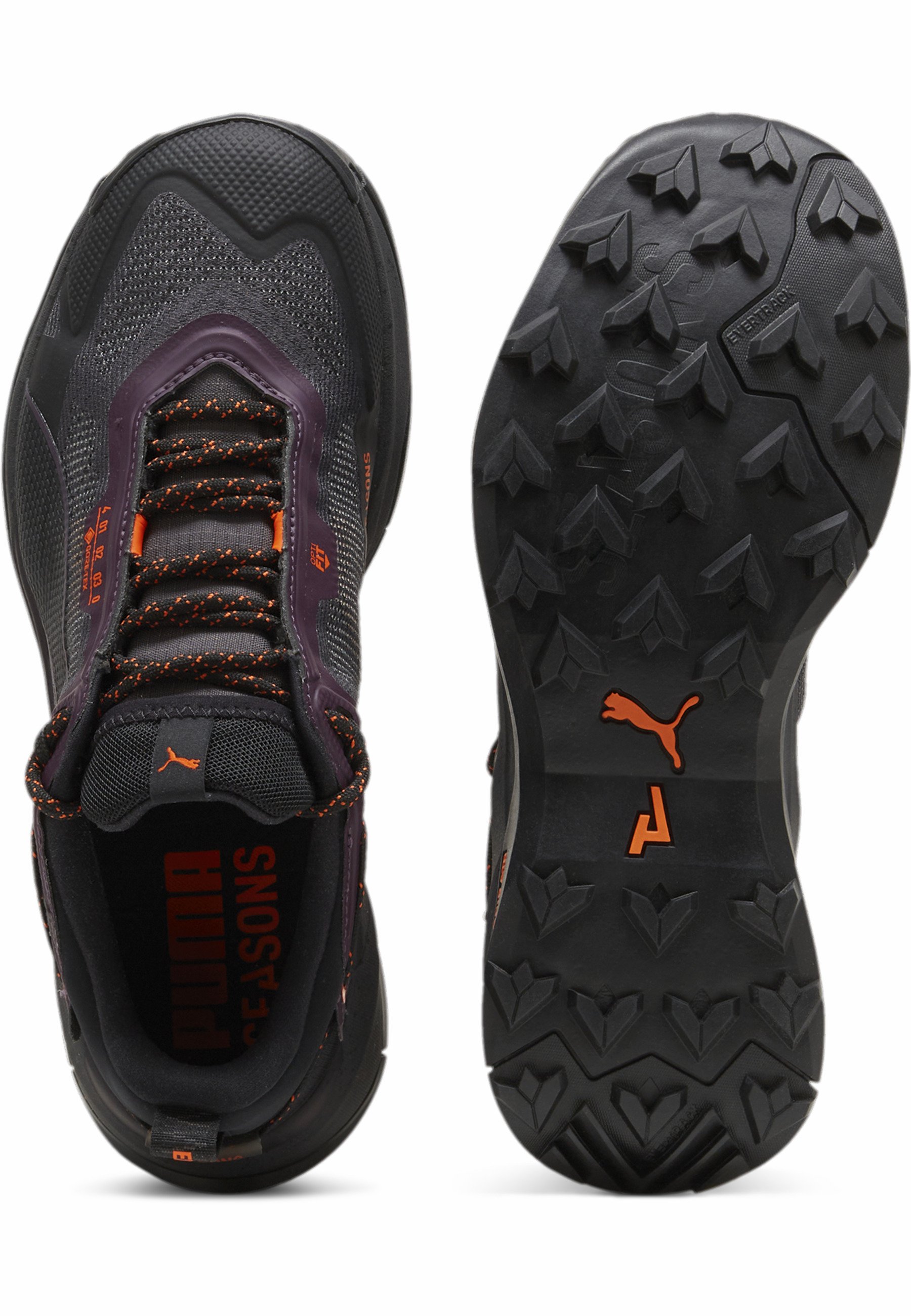 Puma EXPLORE NITRO GORE-TEX - Sneakers low - black-midnight plum