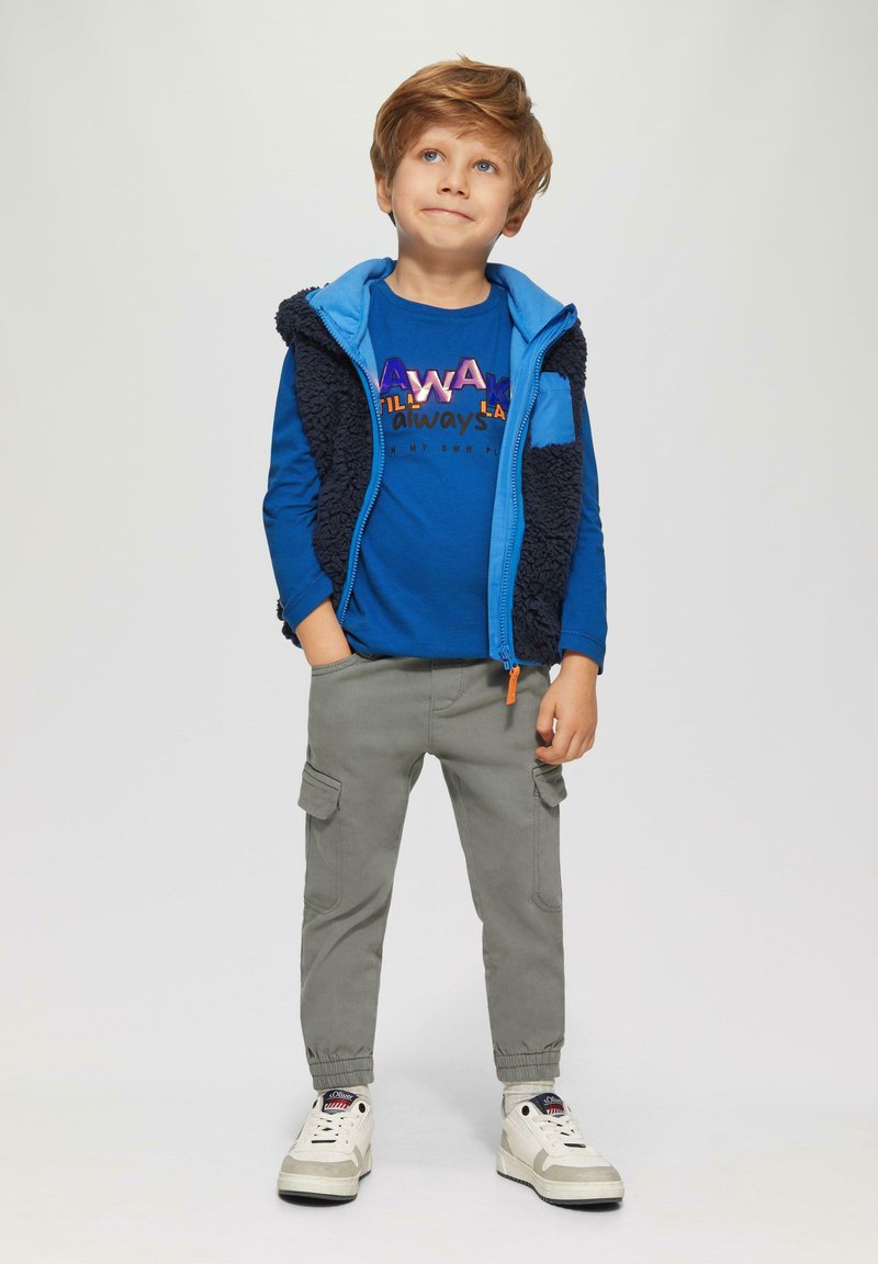 s.Oliver WEICHER  MIT EFFEKT - Longsleeve - royalblau