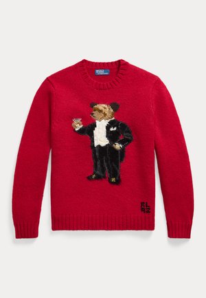 Polo Ralph Lauren, POLO BEAR SWEATER - Пуловер - regal carmine
