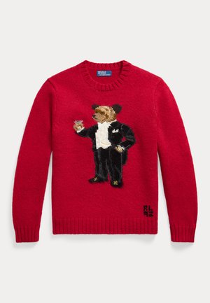 Polo Ralph Lauren, POLO BEAR SWEATER - Пуловер - regal carmine