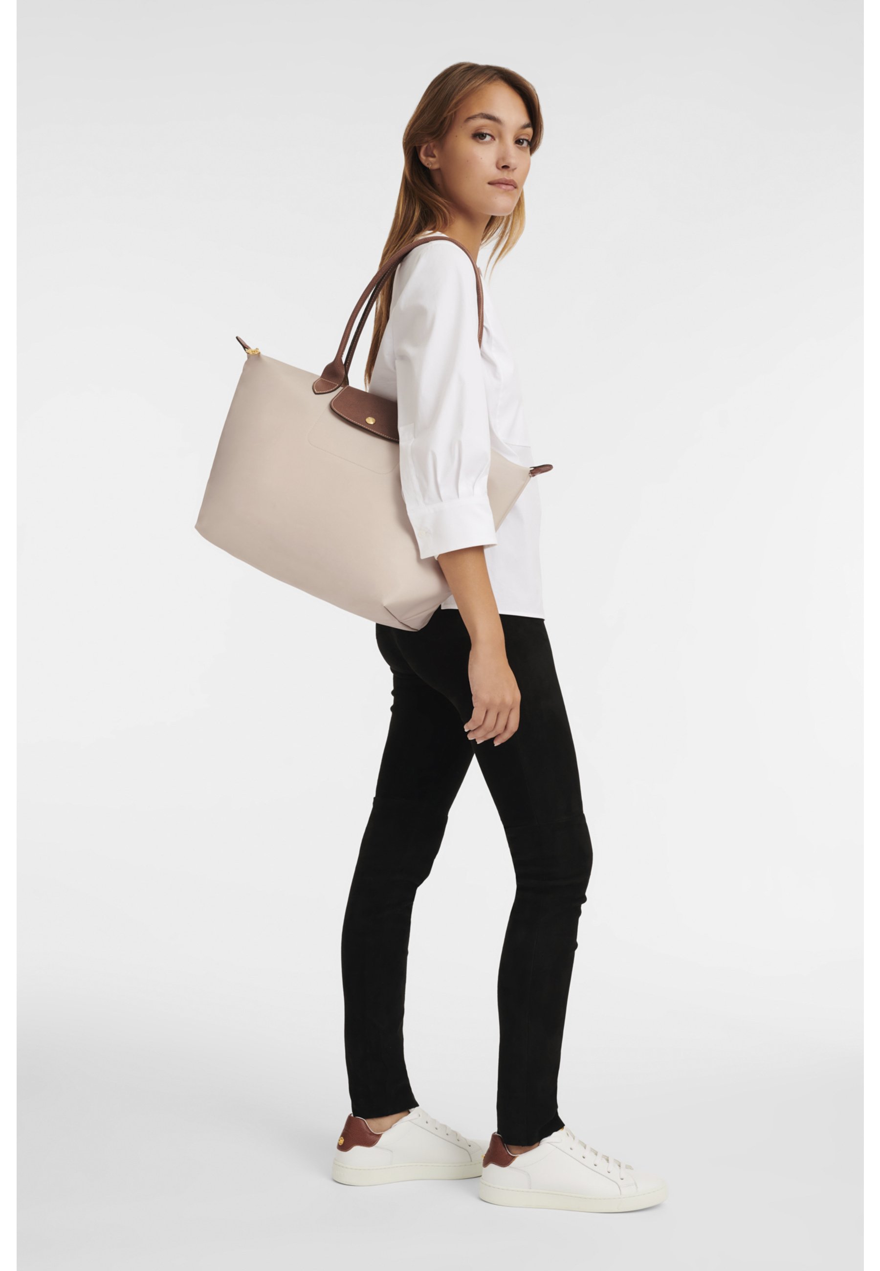 トートバッグ LONGCHAMP TOTES PAPIER Le Pliage Original M Tote bag Paper - Recycled canvas