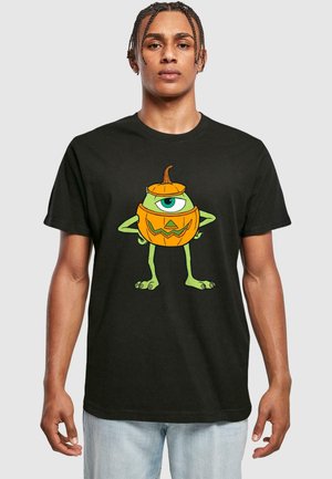 ABSOLUTE CULT MONSTERS INC - MIKE HALLOWEEN PUMPKIN - Print T-shirt - black
