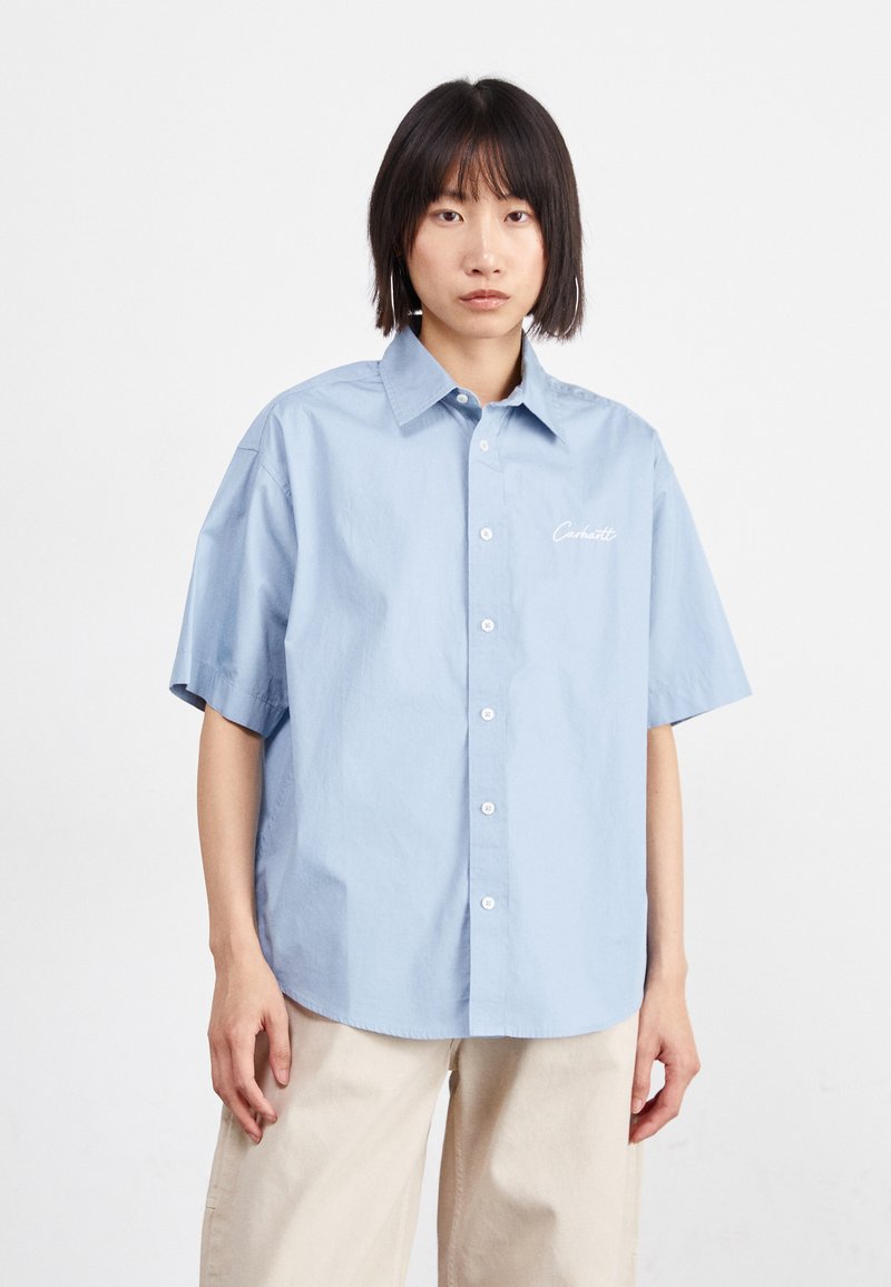 Carhartt WIP JAXON - Užsagstoma palaidinė - frosted blue/wax