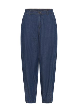 Bon'A Parte, BPALBERTE BARREL PANTS - Wide Leg - medium blue denim