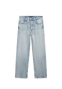 HIGH-WAIST STRAIGHT-LEG - Straight leg jeans - light blue
