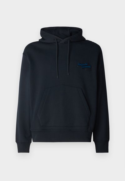 Emporio Armani FELPA - Mikina s kapucňou - blu navy