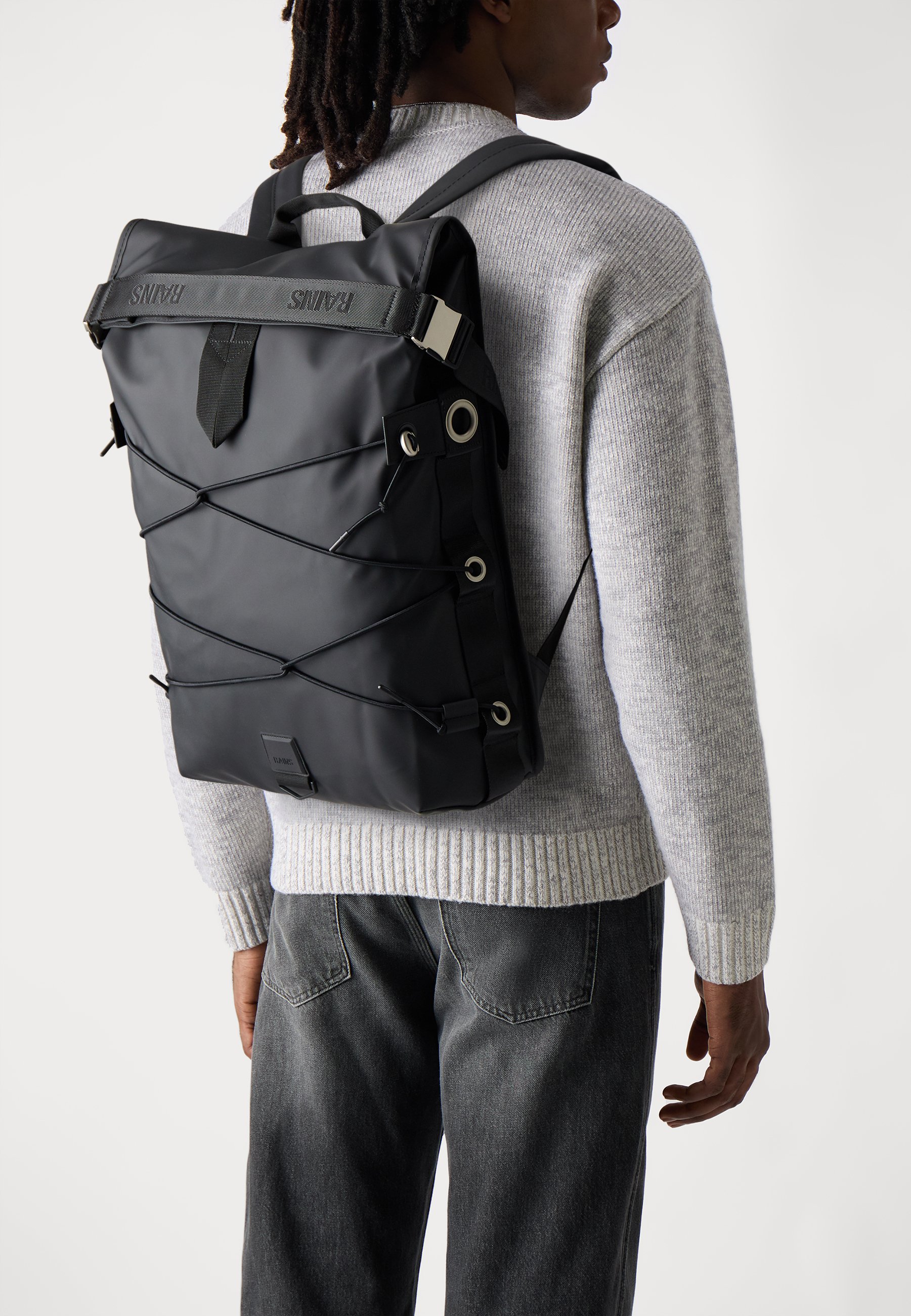 trail rolltop backpack rains 13 polyurethane, polyester lagoon designed to meet the needs of professionals Trail Cord Rolltop Backpack Matrix