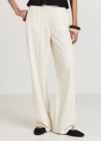 Calliope STRAIGHT  - Pantalon classique - var ecru chiaro