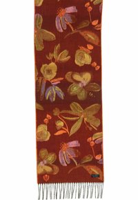 FRAAS FLORAL CASMINK - MADE IN GERMANY - Scarf - hot chocolate