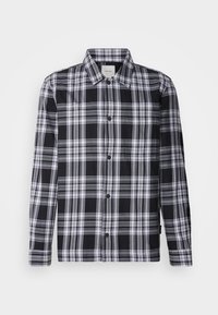 CHECK SNAPS - Shirt - black