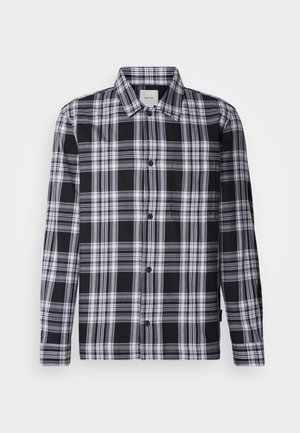 Calvin Klein CHECK SNAPS - Chemise - black