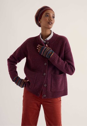 Seasalt Cornwall, SEASALT CORNWALL HARBOUR SANDS CARDIGAN - Gilet - purple - dark hellebore