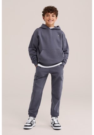 WE Fashion, Kapuzenpullover - dark grey