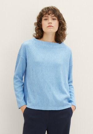 Strickpullover - clear light blue melange