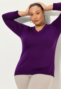 Ulla Popken Maglione - dark purple