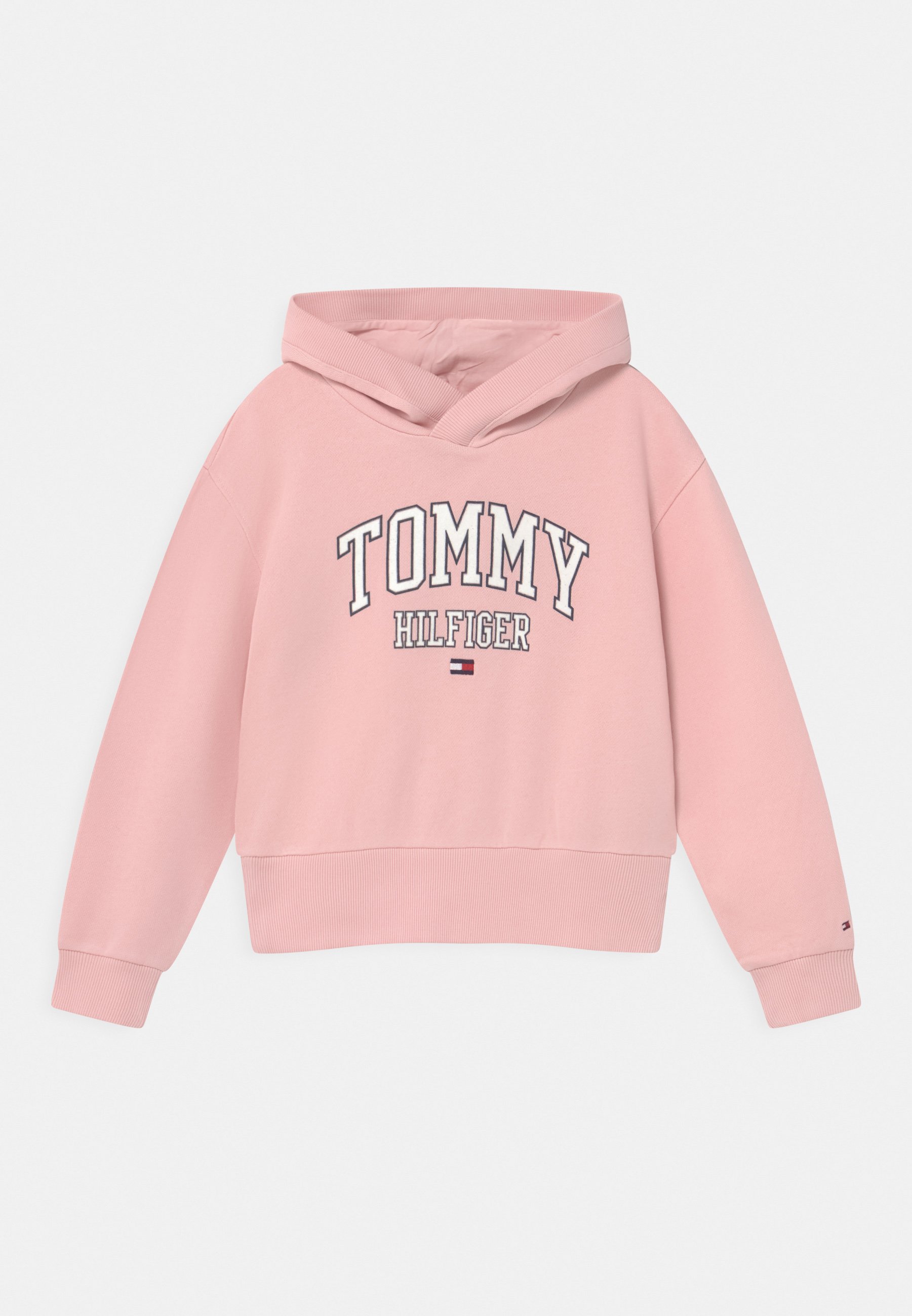 Tommy Hilfiger ESSENTIAL VARSITY HOODIE - Felpa - delicate pink/rosa -  Zalando.it