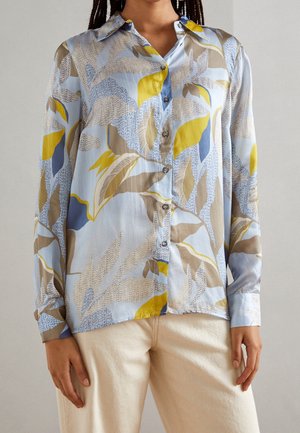 Button-down blouse - light blue