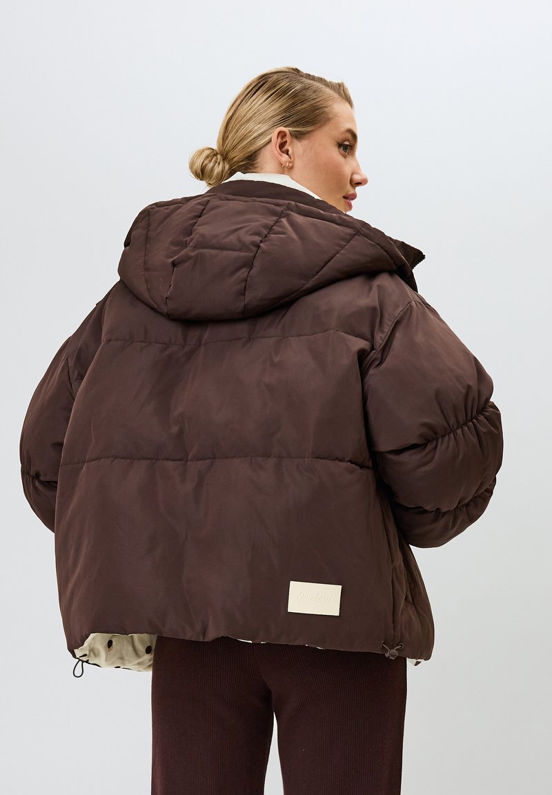 OH APRIL NICKY PUFFER - Winterjacke - truffle polkadots