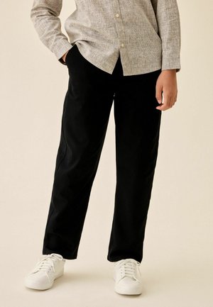 Next, LOOSE FIT - STRETCH CHINO TROUSERS - Stoffhose - black