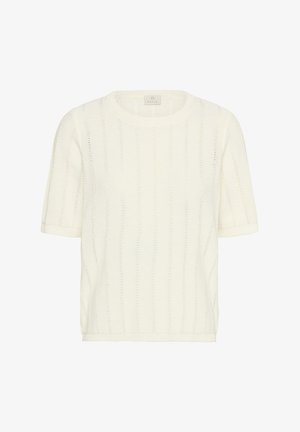 Kaffe T-Shirt print - chalk