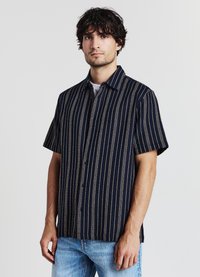 Calliope RICAMATA - Camicia - var blu